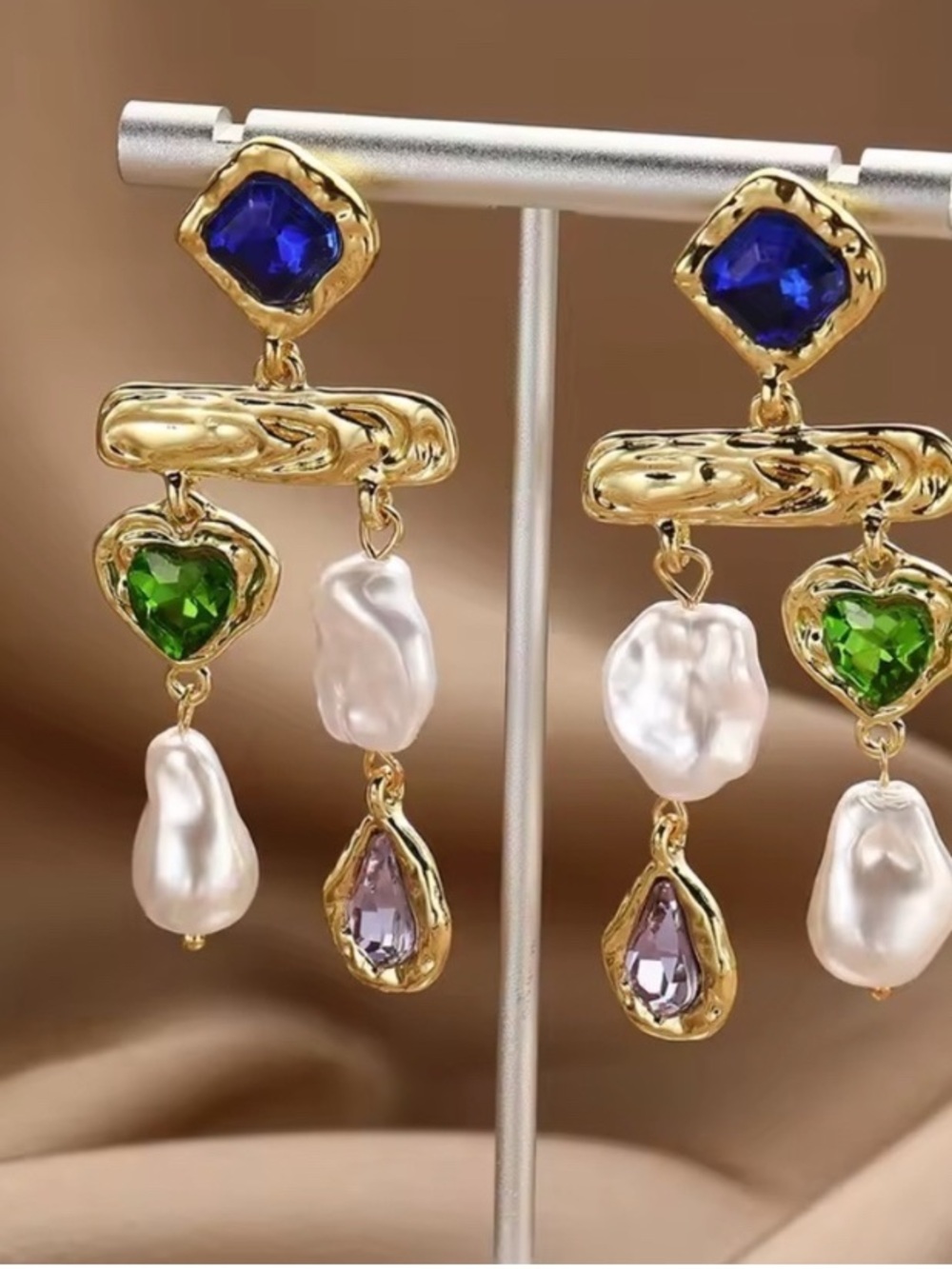 NEW! Anthropologie Gold-Tone Drop Earrings
